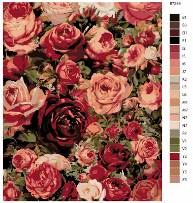 Картина по номерам, 100 x 125, KTMK-87286