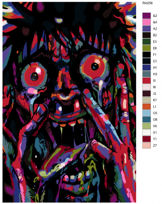 Картина по номерам, 48 x 72, RA258