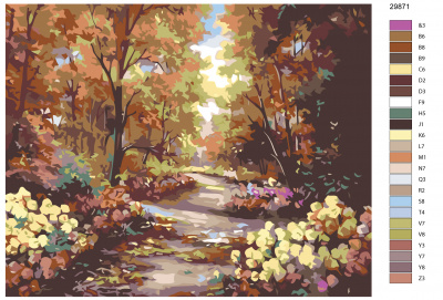 Картина по номерам, 72 x 90, KTMK-29871