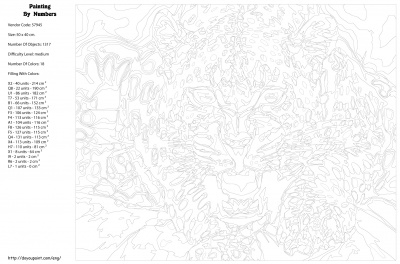 Картина по номерам, 40 x 50, KTMK-57945