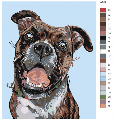 Картина по номерам, 100 x 125, A149