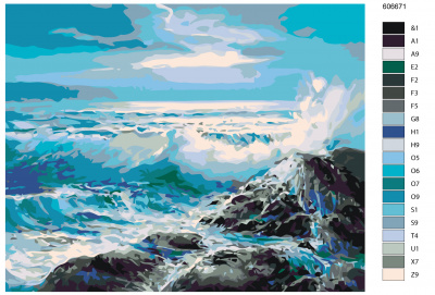 Картина по номерам, 48 x 60, KTMK-606671