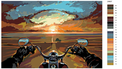 Картина по номерам, 100 x 150, Z4607