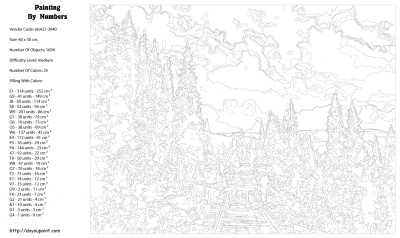 Картина по номерам, 30 x 40, ets427-3040