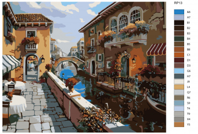 Картина по номерам, 72 x 90, RP13