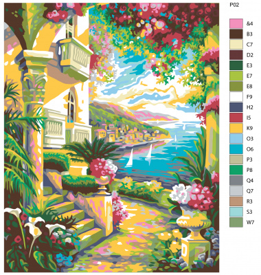 Картина по номерам, 100 x 125, PP02