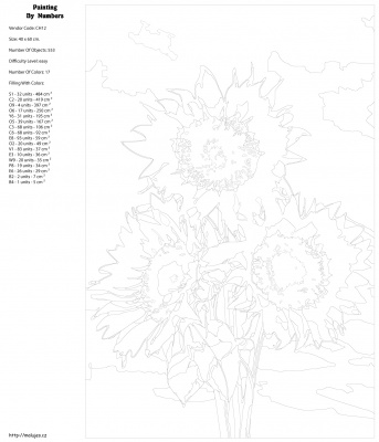 Картина по номерам, 40 x 60, KTMK-CH12