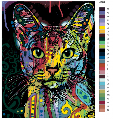 Картина по номерам, 72 x 90, Z-A188