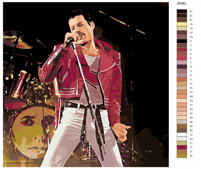 Картина по номерам, 40 x 40, Z5083