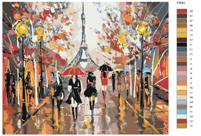 Картина по номерам, 80 x 100, FR03