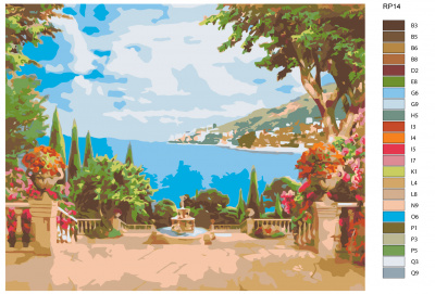 Картина по номерам, 80 x 100, RP14