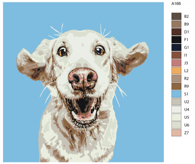 Картина по номерам, 60 x 60, A166