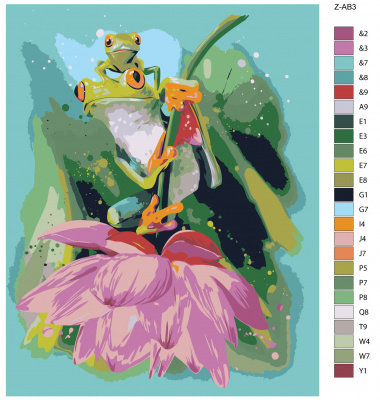 Картина по номерам, 40 x 50, Z-AB3