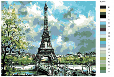 Картина по номерам, 100 x 125, KTMK-92946