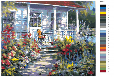 Картина по номерам, 100 x 125, PP17