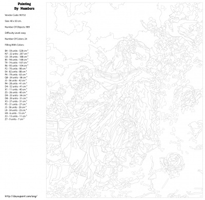 Картина по номерам, 40 x 50, KTMK-90732