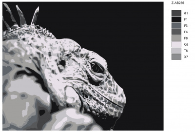 Картина по номерам, 72 x 90, Z-AB235