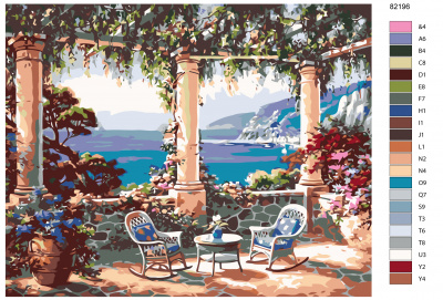 Картина по номерам, 80 x 100, KTMK-82196