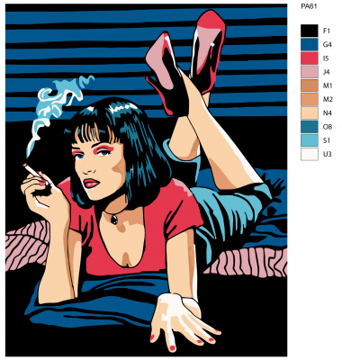 Картина по номерам, 40 x 50, PA61