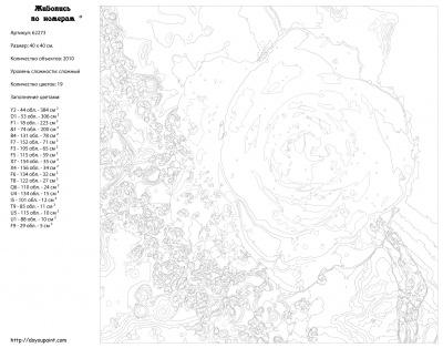 Картина по номерам, 40 x 40, KTMK-62273