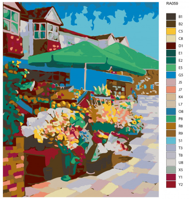Картина по номерам, 40 x 50, RA059