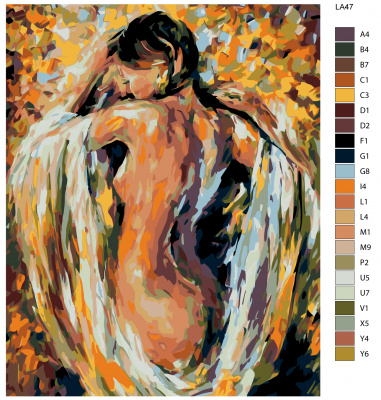 Картина по номерам, 48 x 60, LA47