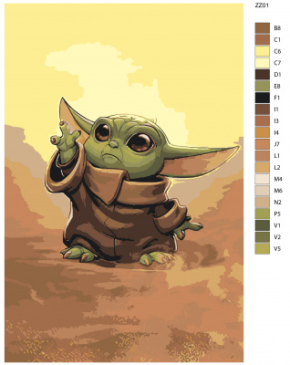 Картина по номерам, 100 x 150, CH07