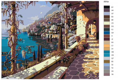 Картина по номерам, 80 x 100, RP04