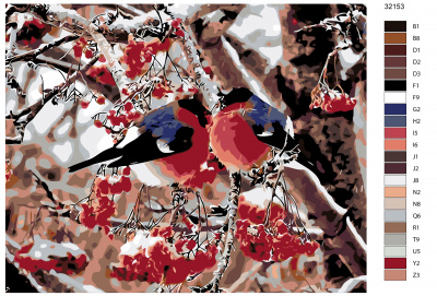 Картина по номерам, 100 x 125, KTMK-32153