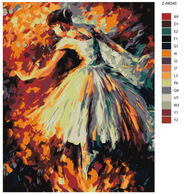 Картина по номерам, 72 x 90, Z-AB245