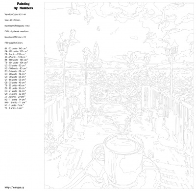 Картина по номерам, 40 x 50, KTMK-001144