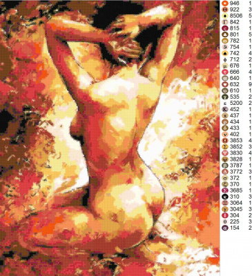 Картина со стразами, 40 x 50, DI-EM03