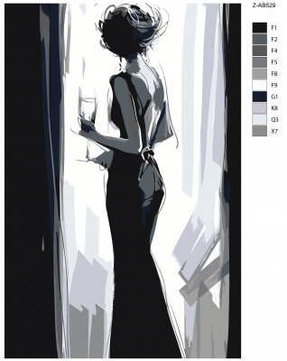 Картина по номерам, 40 x 60, Z-AB529