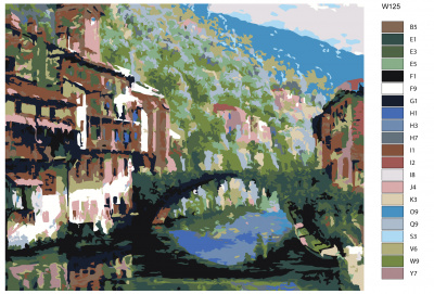 Картина по номерам, 60 x 75, W125