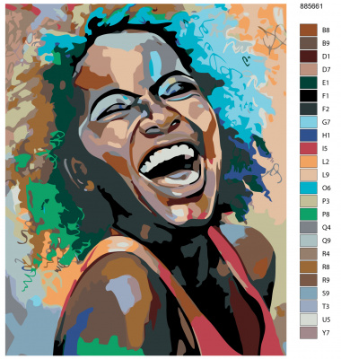 Картина по номерам, 100 x 125, KTMK-885661