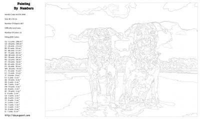 Картина по номерам, 30 x 40, ets359-3040