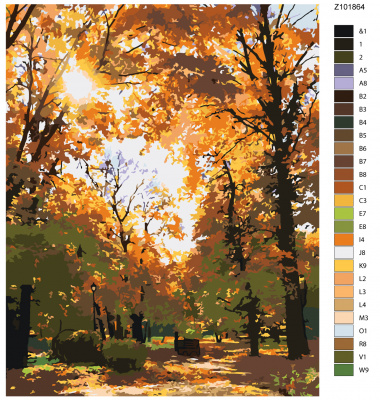 Картина по номерам, 72 x 90, Z-Z4300