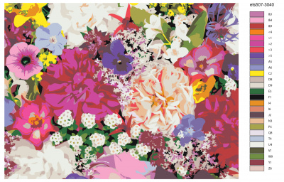 Картина по номерам, 45 x 60, ets507-30401