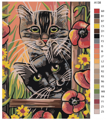 Картина по номерам, 75 x 100, A138