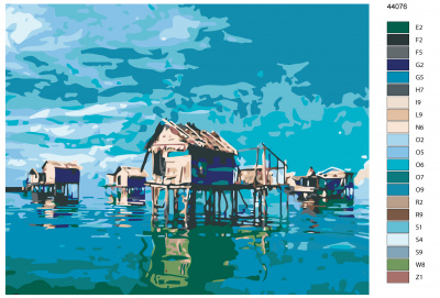 Картина по номерам, 48 x 60, KTMK-44076