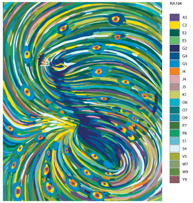 Картина по номерам, 48 x 60, RA194