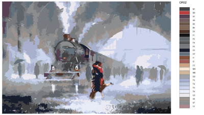 Картина по номерам, 40 x 60, DR02
