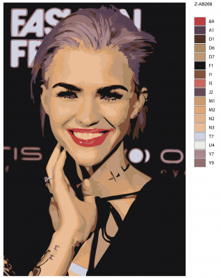 Картина по номерам, 100 x 150, Z-AB268