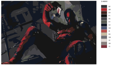 Картина по номерам, 60 x 90, Z-AB353