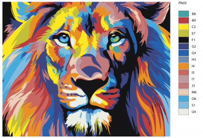 Картина по номерам, 60 x 75, PA03