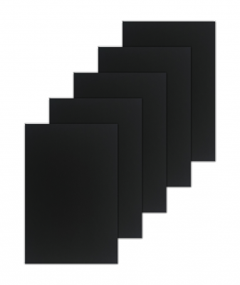 Холст на картоне, 40х60 см, "Живопись по номерам", 5 шт, цвет черный