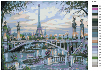 Картина по номерам, 100 x 125, KTMK-02682