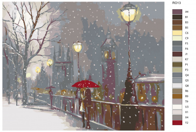 Картина по номерам, 100 x 125, RO13