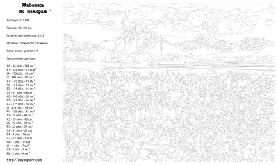 Картина по номерам, 30 x 40, Z-Z10199