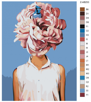 Картина по номерам, 54 x 72, Z-AB253